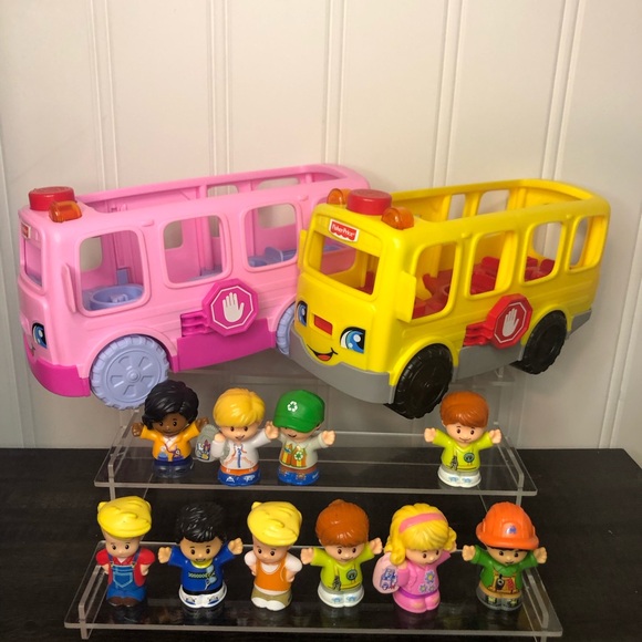 Little People Other - Fisher-Price little people busses and figures